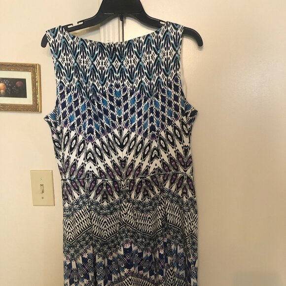 Worthington size 14 Print Dress - Picture 7 of 9